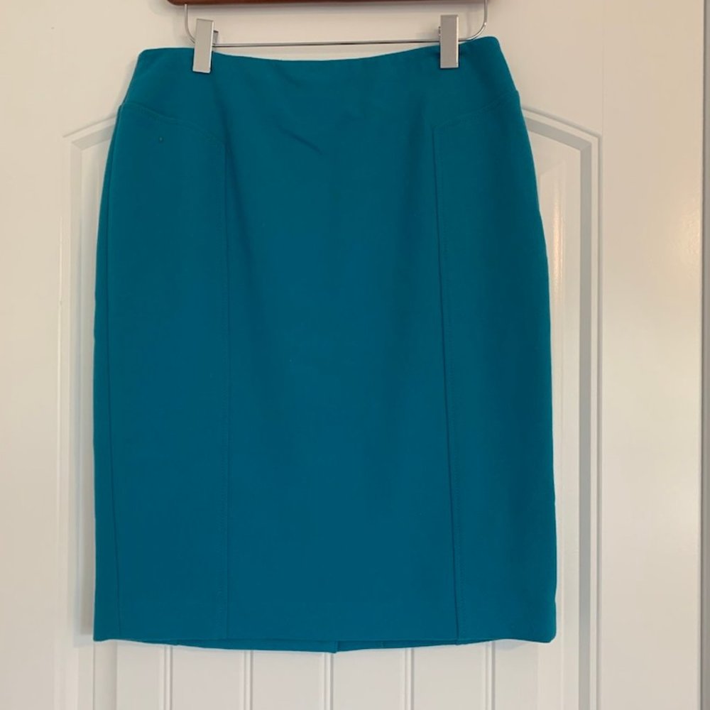 Halogen Pencil Skirt in Teal